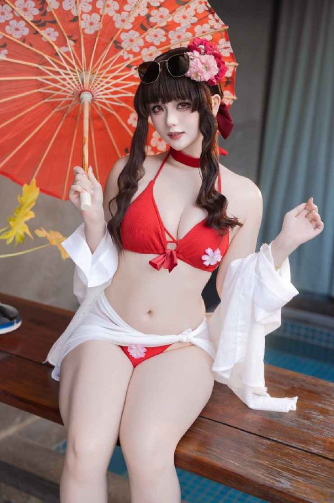 屿鱼 NO.041 樱花泳装 [80P 980MB]