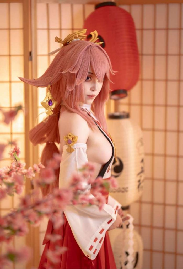 Bangni邦尼 – 原神 八重神子 [9P-53MB]