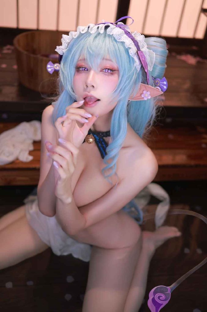 水淼aqua NO.219 梦见月瑞希（原神） [69P-92MB]