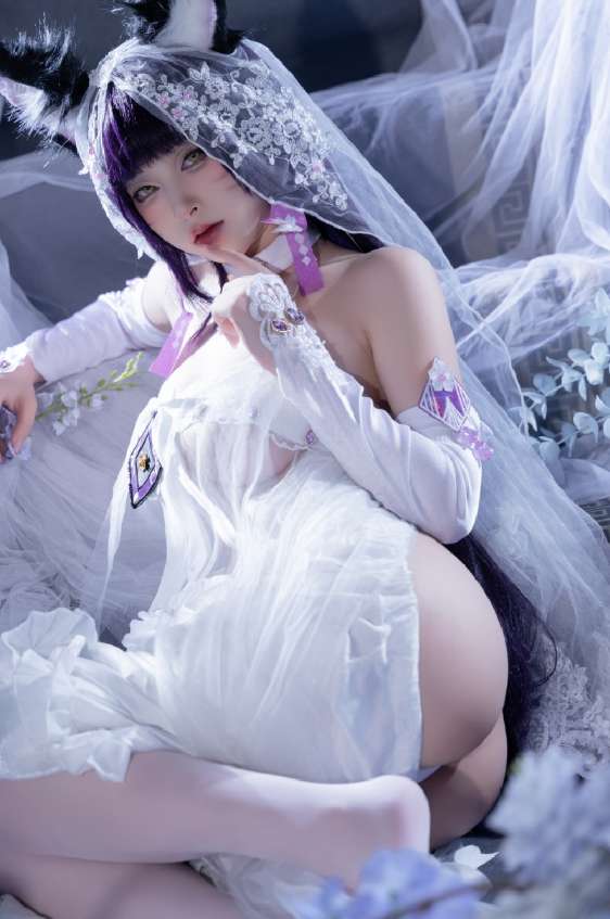 清水由乃 NO.077 碧蓝航线 武藏 紫藤花[51P1V-638MB]