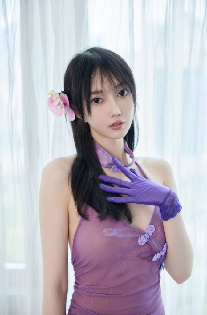 玥儿玥 – 紫色旗袍 [63P-1.50GB]