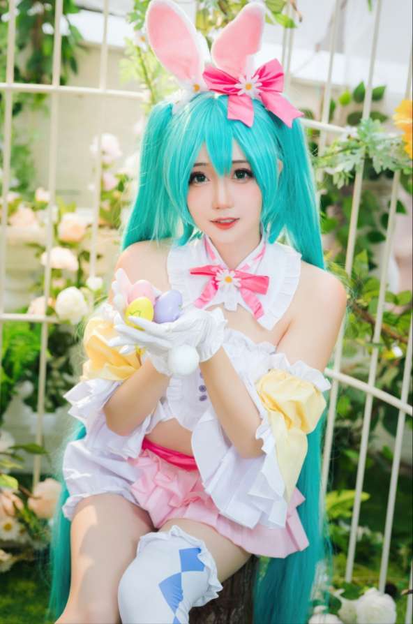 焖焖碳 NO.047 初音未来复活节兔子[22P-162MB]