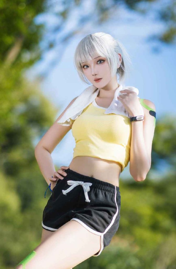 瓜希酱 NO.101 灵笼-白月魁运动服[15P-49MB]