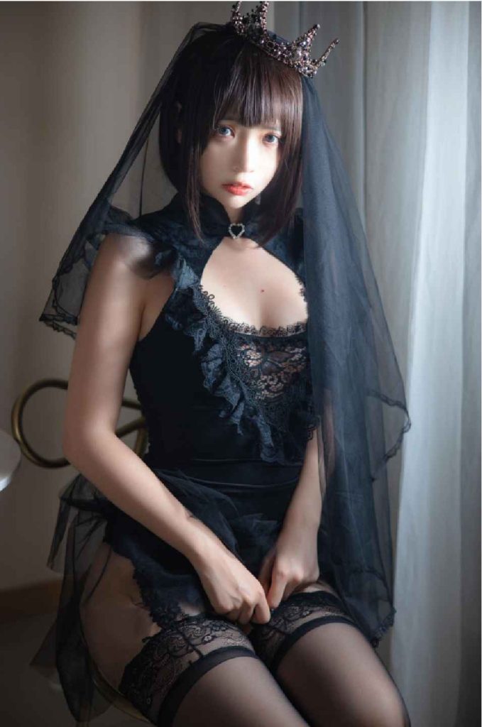 疯猫ss – NO.188 黑色婚纱 [40P-429MB]